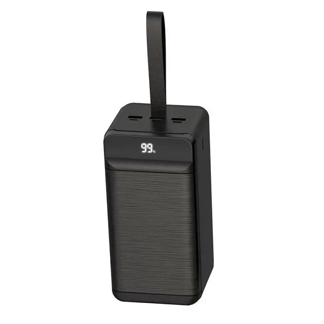 Аккумулятор портативный XO PR160 80000 mAh QC 22.5W PD 20W мобильная батарея черная - фото 2