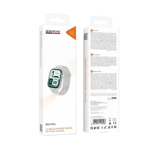 Смарт-годинник Borofone BD14 Plus Smart watch (call version) сірий - фото 3