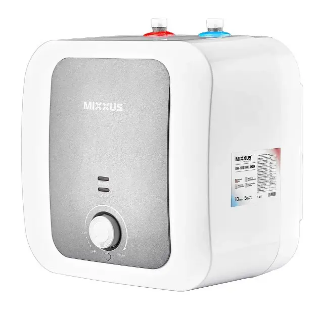 Водонагрівач Mixxus EWH-1210 Small Under під мийкою 10 л, 1500 Вт, мокрий ТЕН, вертикальний, квадратний, білий (WH0604) - фото 3