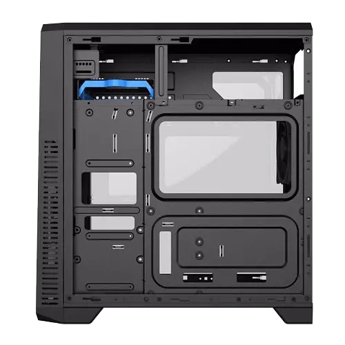 Корпус GameMax G561 Black, без БЖ, Midi Tower, ATX / Micro ATX / Mini ITX, 1хUSB 3.0, 2хUSB 2.0, 3x120 мм LED, 424x200x452 мм - фото 7