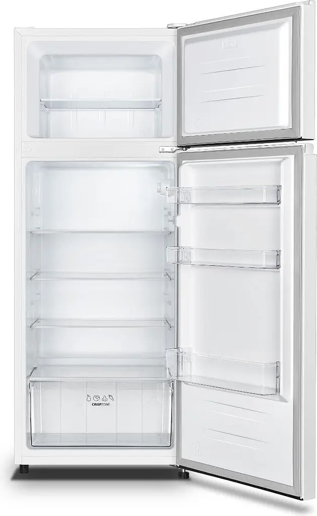 Холодильник Gorenje с верxней морозильной камерой 144x48x51 холодильное отделение 91 л морозильное отделение 29 л 2 двери A+ ST белый (RF3121PW4) - фото 2