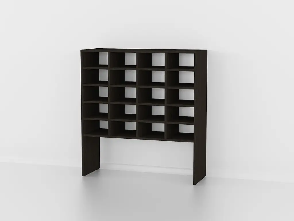 Полка для обуви Flamecame высокая из ДСП на 20 ячеек II O-4 - фото 3