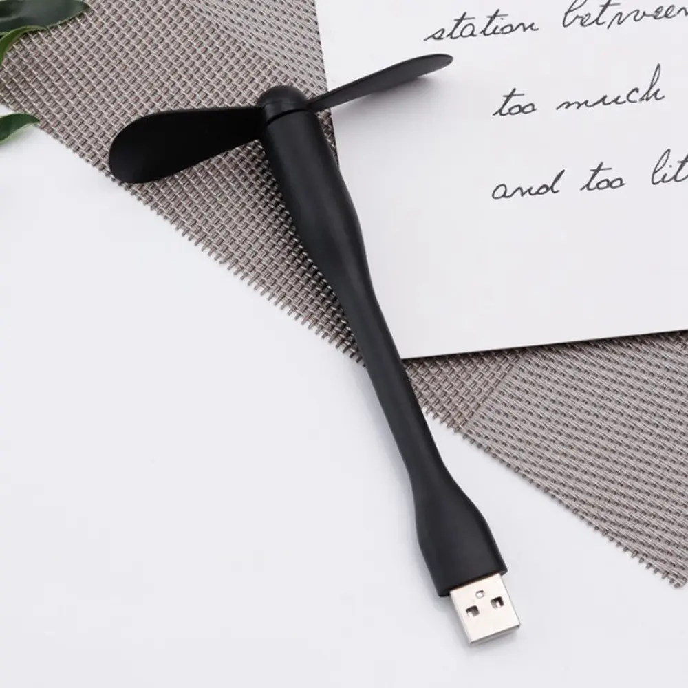 Вентилятор мобільний USB чорний - фото 4
