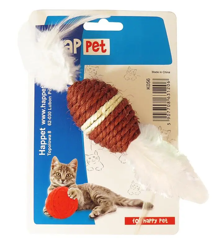 Happet Іграшка для котів сизалева коричнева, 6 см (K056) - фото 2