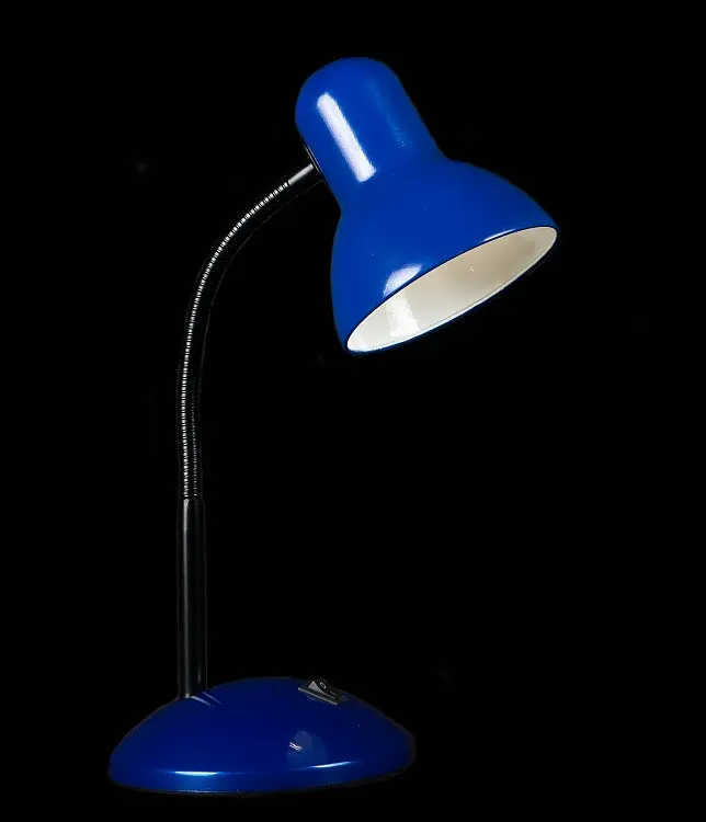 Настольная лампа офисная Splendid Ray NSM-966, E27, 40W, синяя, белая, для рабочего стола - фото 2