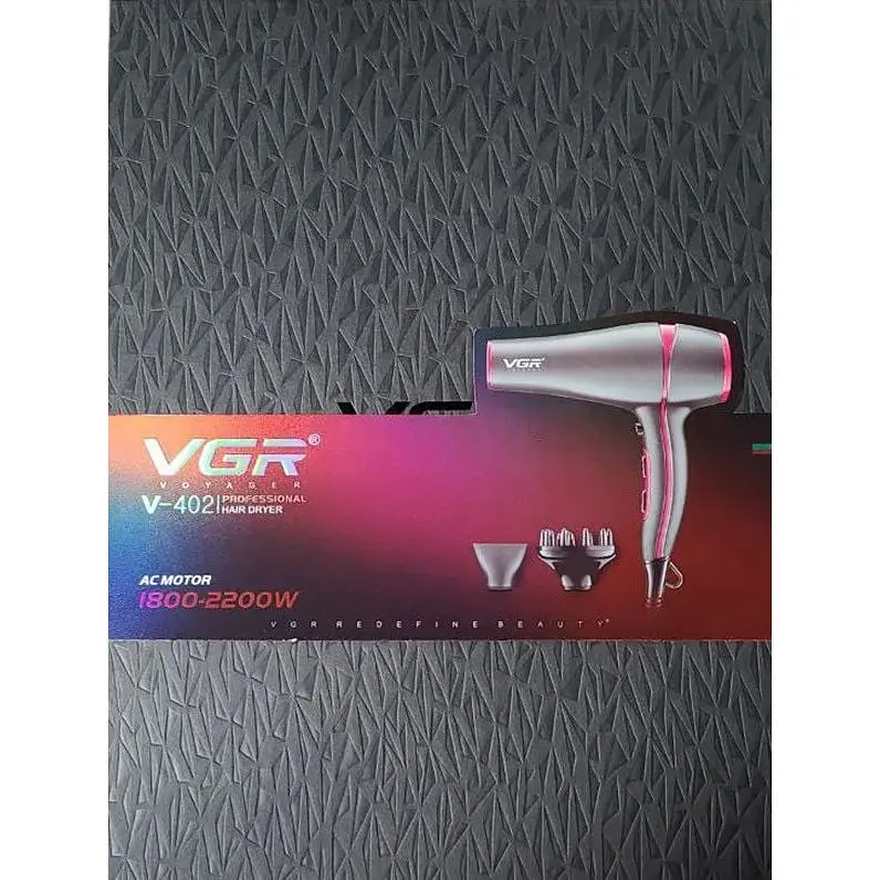 Фен для волосся VGR V-402 з іонізацією дифузором та концентратором - фото 10