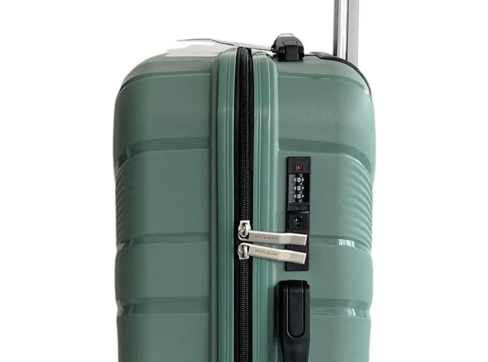 Валіза мала для ручної поклажі S Worldline Airtex 288 поліпропілен Салатовий - фото 3