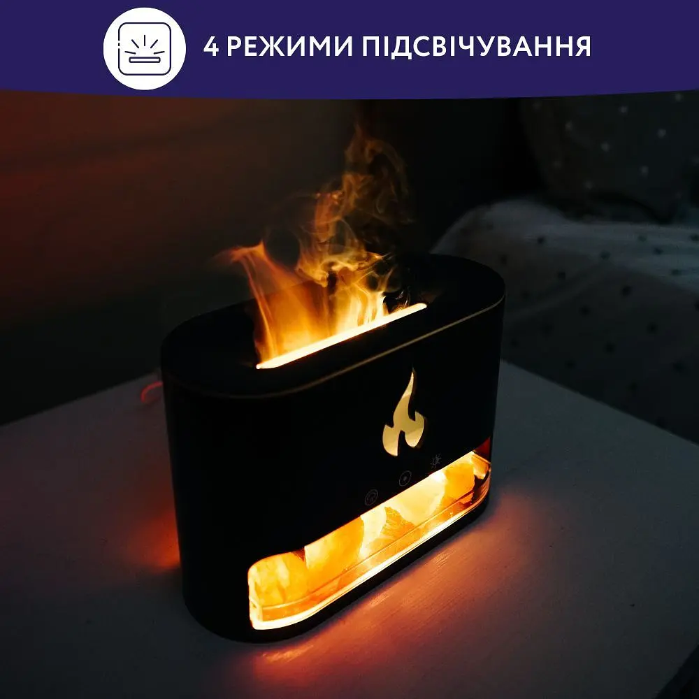 Увлажнитель воздуха Neor Flame Aroma 25ML10 BK (22307026) - фото 10