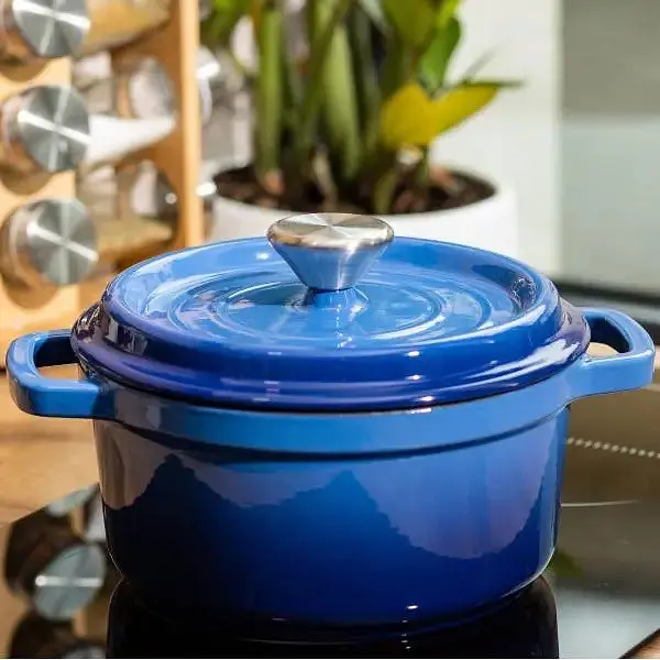 Каструля Yongkang HP-1-3BL 3 л синя - фото 5
