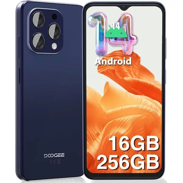 Смартфон Doogee N55 Pro 6/256Gb Blue - фото 4