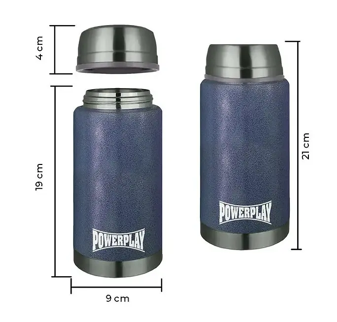 Термос харчовий PowerPlay 9002 Синій 750 мл (PP_9002_750ml_ Blue) - фото 6
