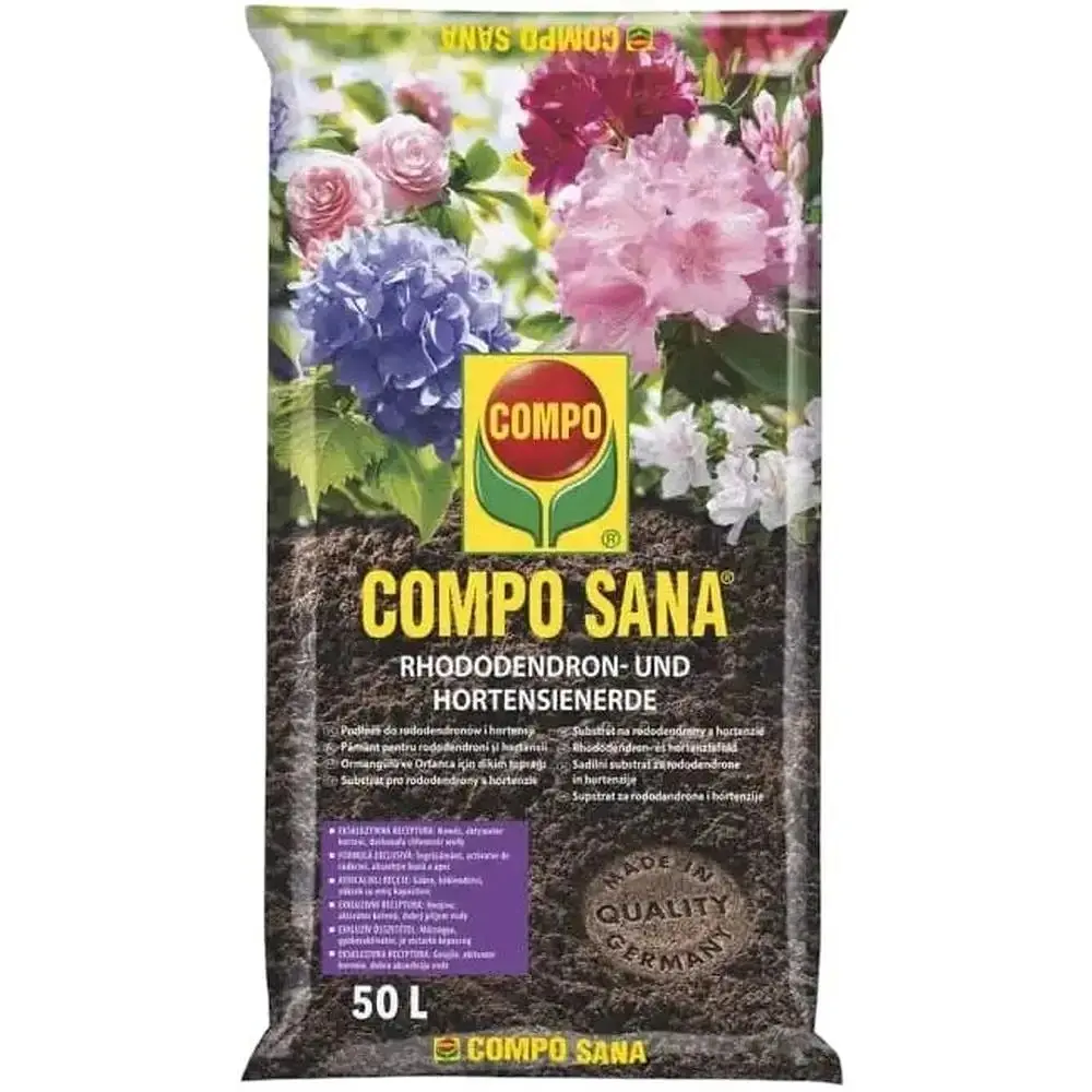 Добриво Compo Sana Торфосуміш для рододендронів і гортензії 50 л (1751)
