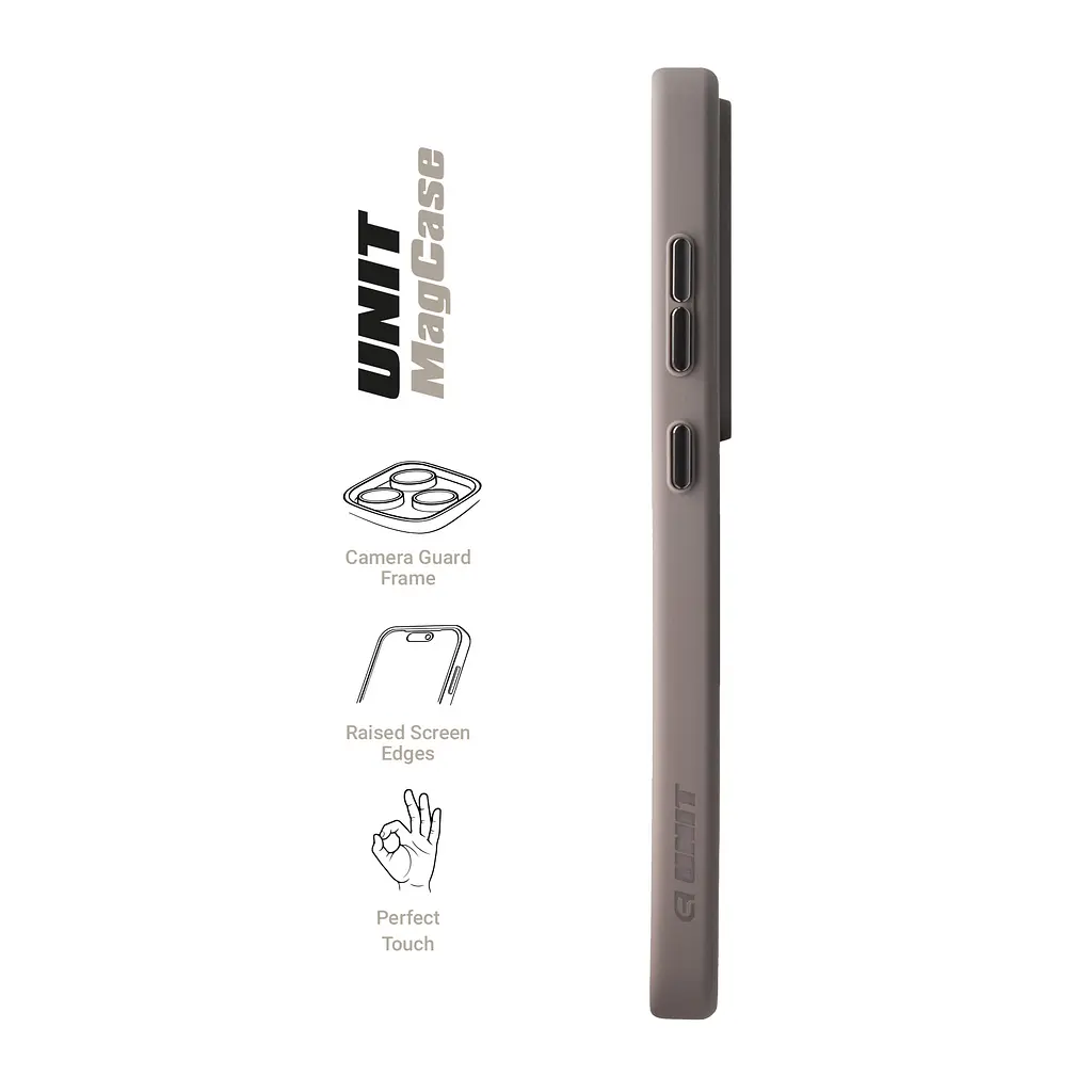 Чехол для Samsung Galaxy S26 Ultra 5G, Unit MagSafe, серый, прозрачный, магсейф, противоударный, магнитный, панель-накладка с поддержкой MagSafe, с поддержкой беспроводной зарядки, TPU+PC, защита всего корпуса, ударостойкий, ArmorStandart (ARM88840) - фото 3