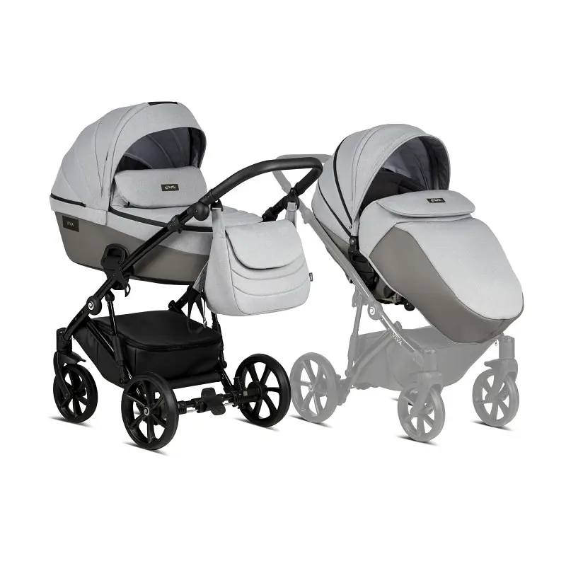 Коляска універсальна Tutis Viva 4 2 в 1 Leather Sleet - фото 7