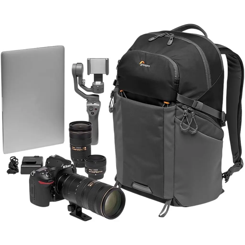 Рюкзак для фотоаппарата Lowepro Photo Active BP 300 AW Black/Dark Grey (LP37255-PWW) [156384] - фото 4