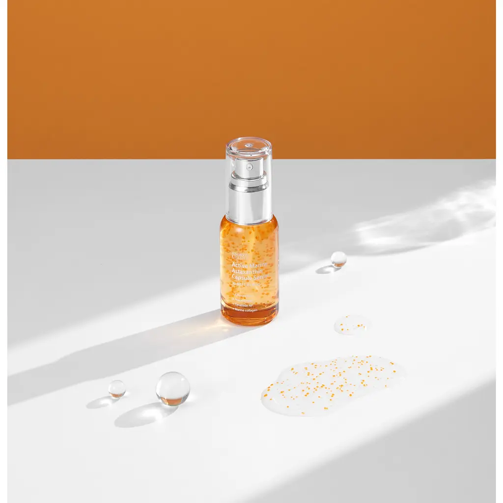 Сыворотка осветляющая для лица Active Marine Astaxanthin Capsule Serum Sungboon Editor 30 мл - фото 2