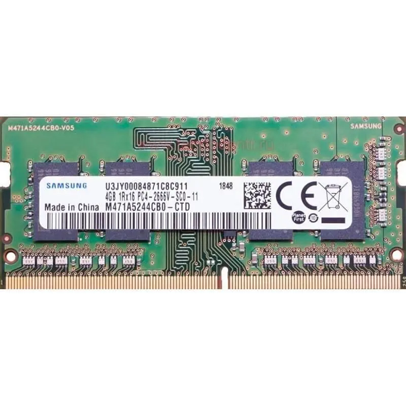 Модуль пам`ятi SO-DIMM 4GB/2666 DDR4 Samsung (M471A5244CB0-CTD) - фото 2