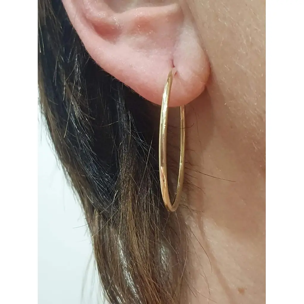 Золоті сережки-кільця Favoritum. 210006_Л - фото 2