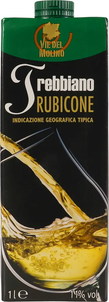 Вино Via del Molino Rubicone Trebbiano IGP, белое, сухое, 1 л - фото 7