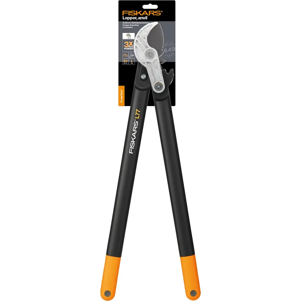 Великий контактний сучкоріз Fiskars PowerGear L77-L (1000583) - фото 8
