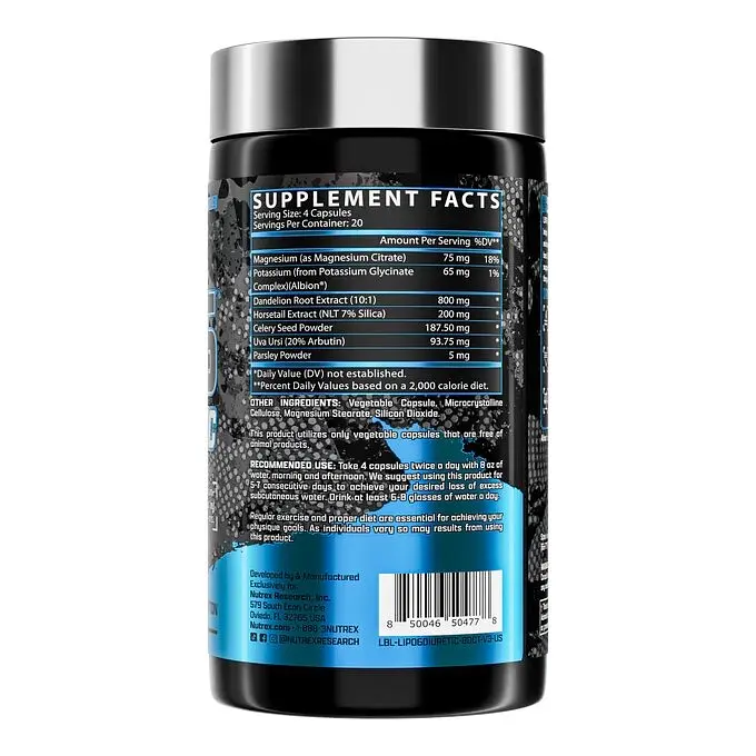 Діуретик Nutrex Research Lipo-6 Diuretic, 80 капсул - фото 3