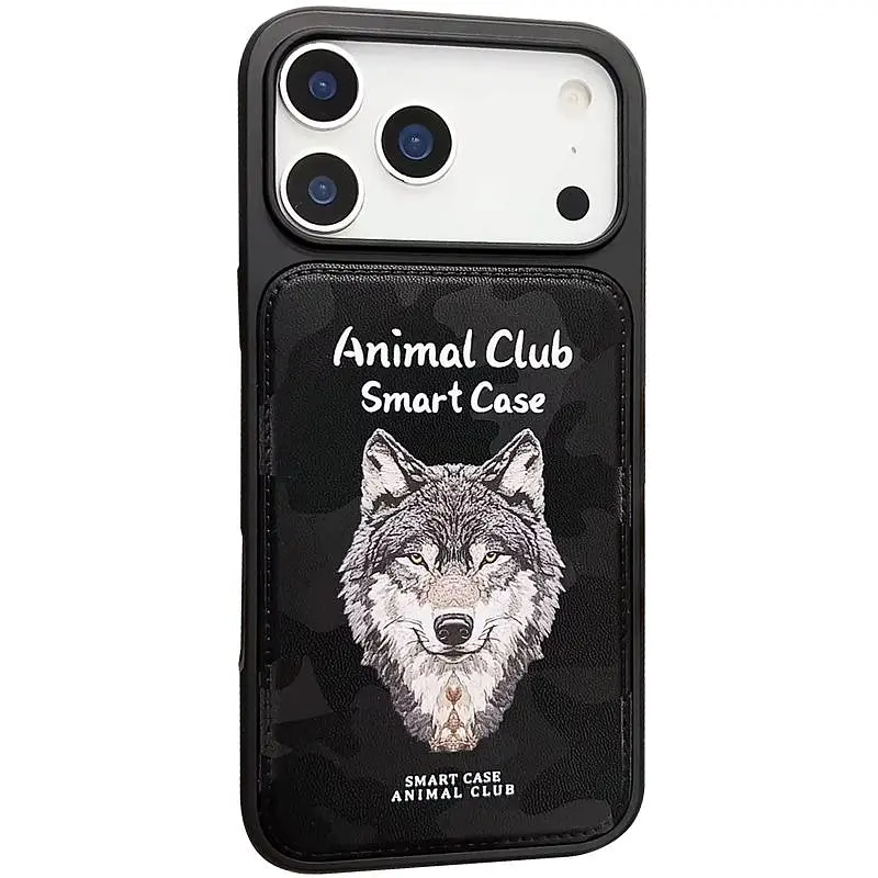 TPU+PC чохол Animal Club для Apple iPhone 17 Pro Max (6.9) Black