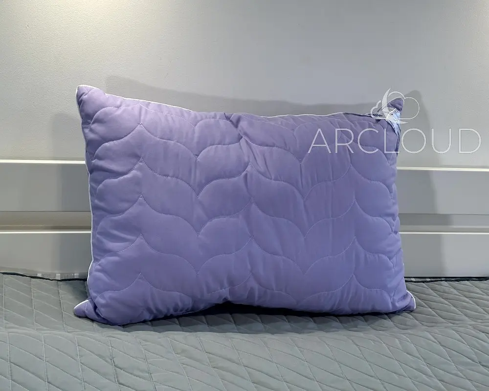 Ковдра зимова ArCloud Floral Lavander 170*205 у сумці + 2 подушки з кантом ArCloud Floral Lavander 50*70 у сумці - фото 5