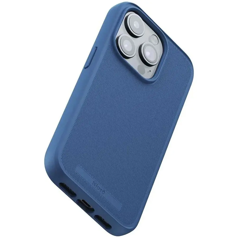 Чехол-накладка Njord 100% GRS MagSafe Case Blue для iPhone 15 Pro (NA53GR10) - фото 5