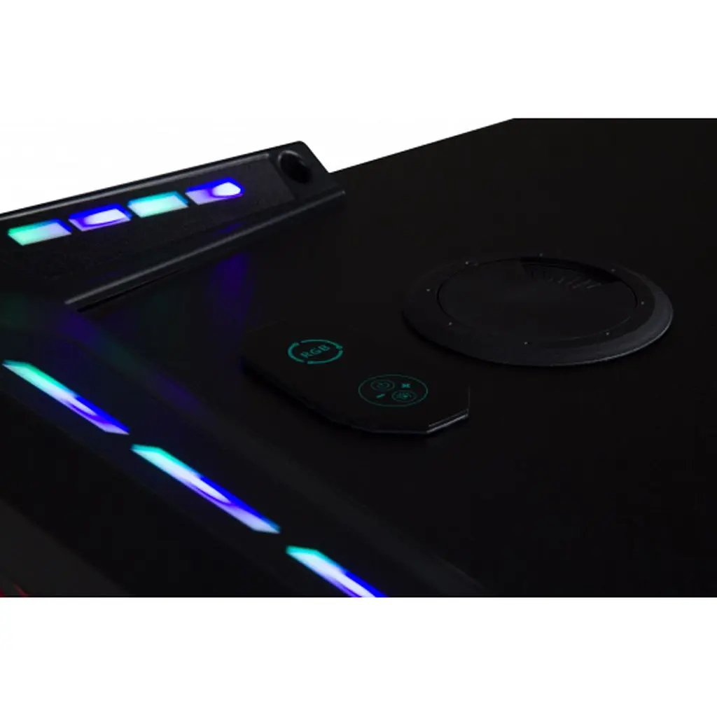 Комп'ютерний ігровий стіл GT Racer T-1212 Black [125775] - фото 7