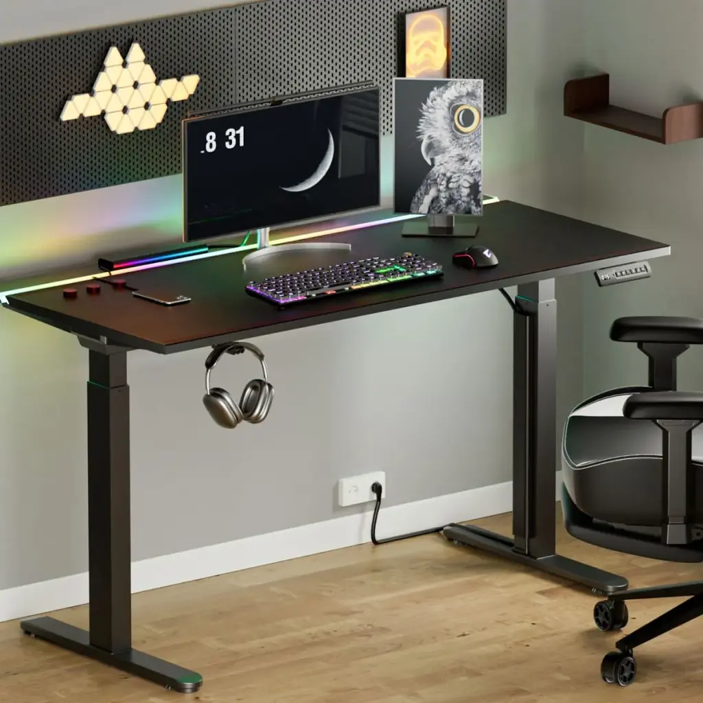 Геймерський стіл 1stPlayer F.A.S.T Black (FAST-1470-RGB-BK) - фото 10