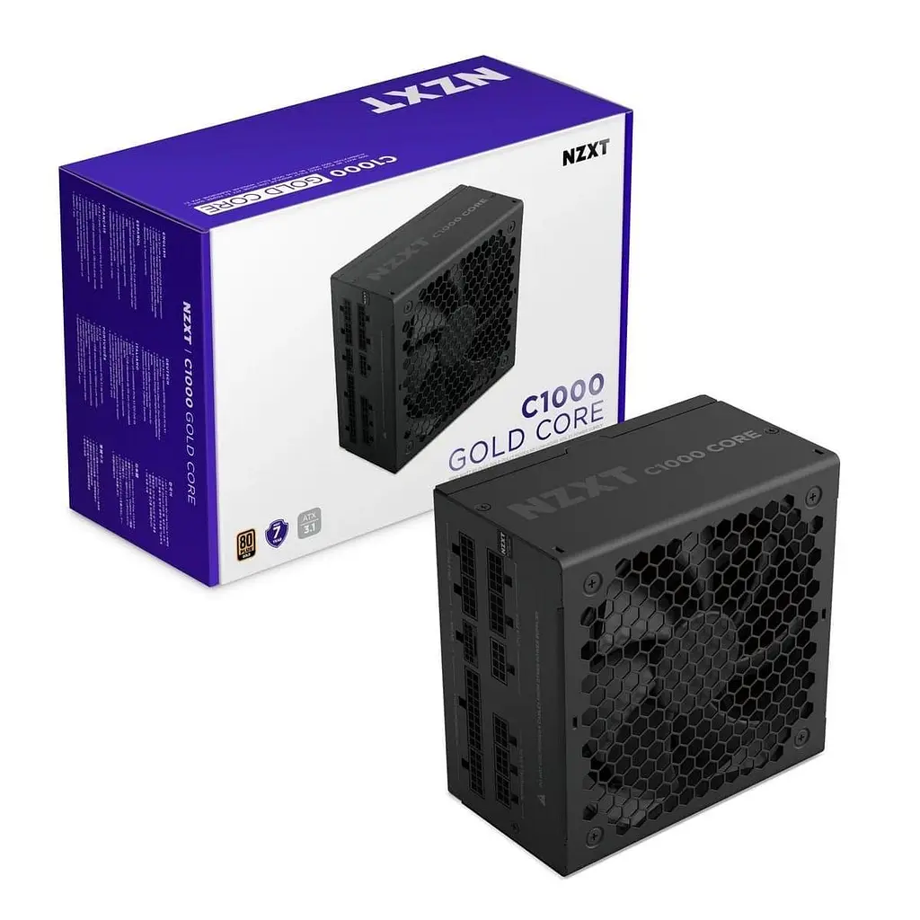 Блок живлення NZXT C1000W ATX 3.1 Black 80+ Gold (PA-0G3BB-EU) - фото 2
