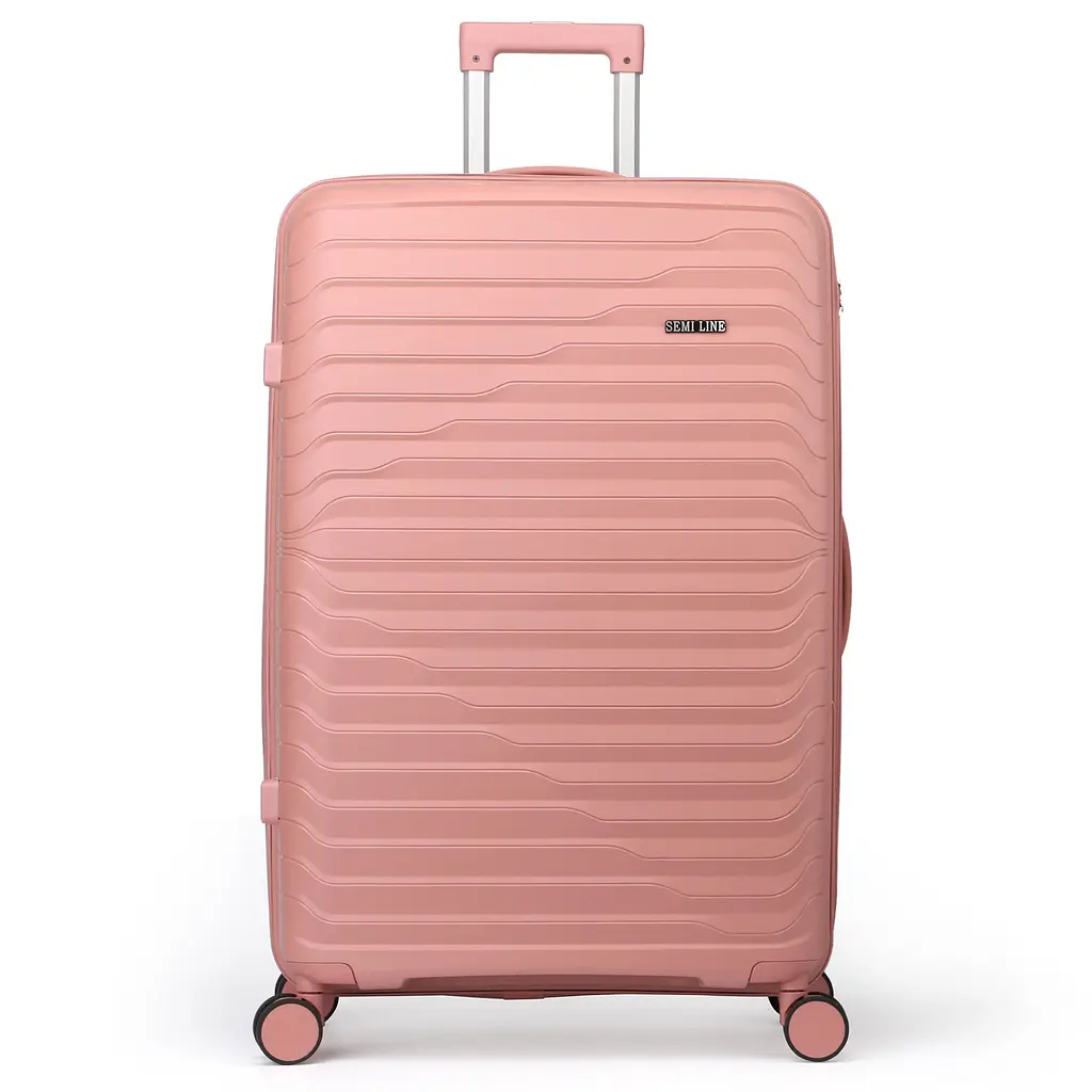 Валіза середня Semi Line 24 дюйми (M) дюйми (M) Polypropylene Rose (T5779-2) - фото 2