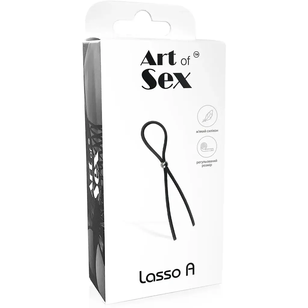 Ерекційне кільце Art of Sex - Lasso A, регульована тугість - фото 4