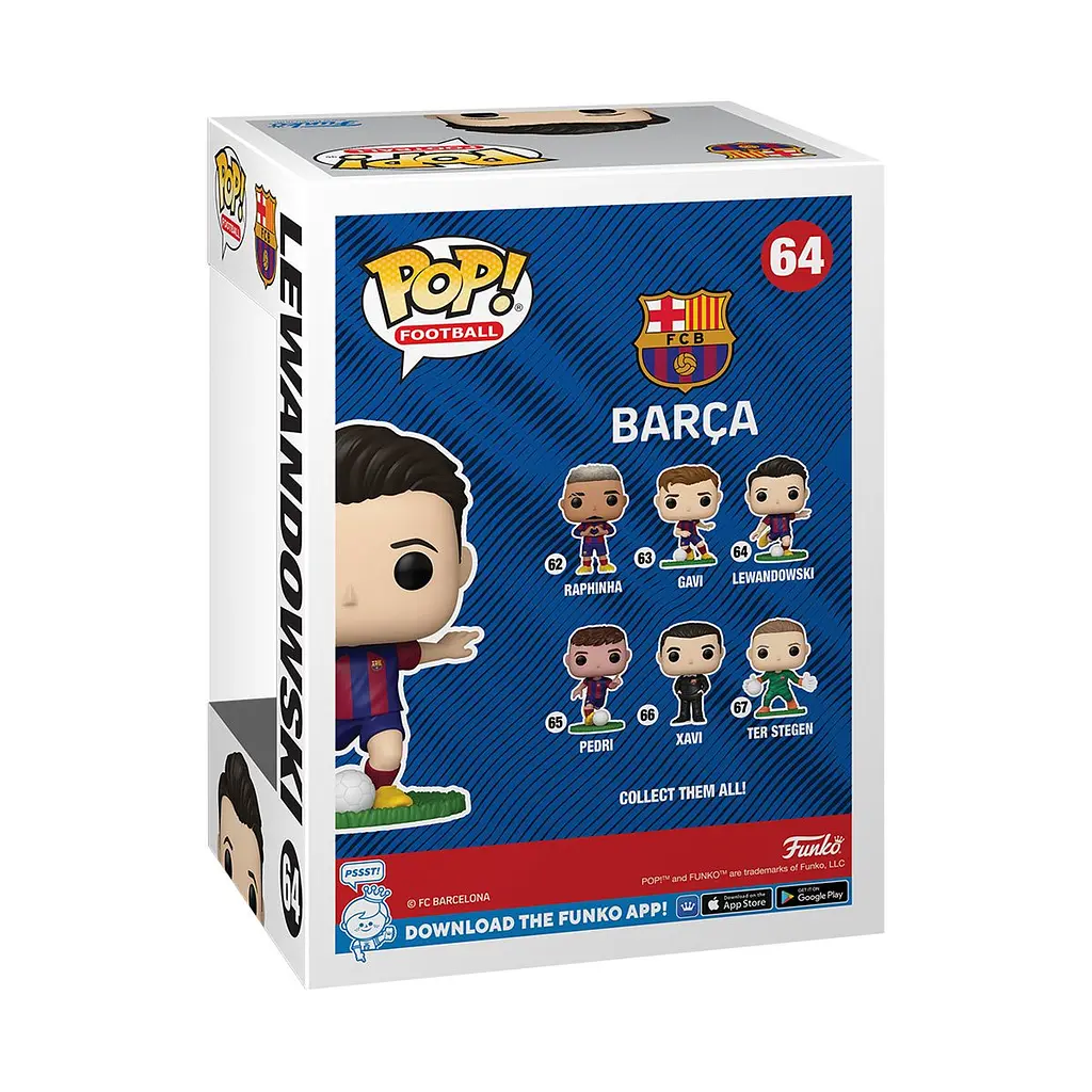 Фигурка Funko POP Football: FC Barcelona - Lewandowski det0018125 - фото 3