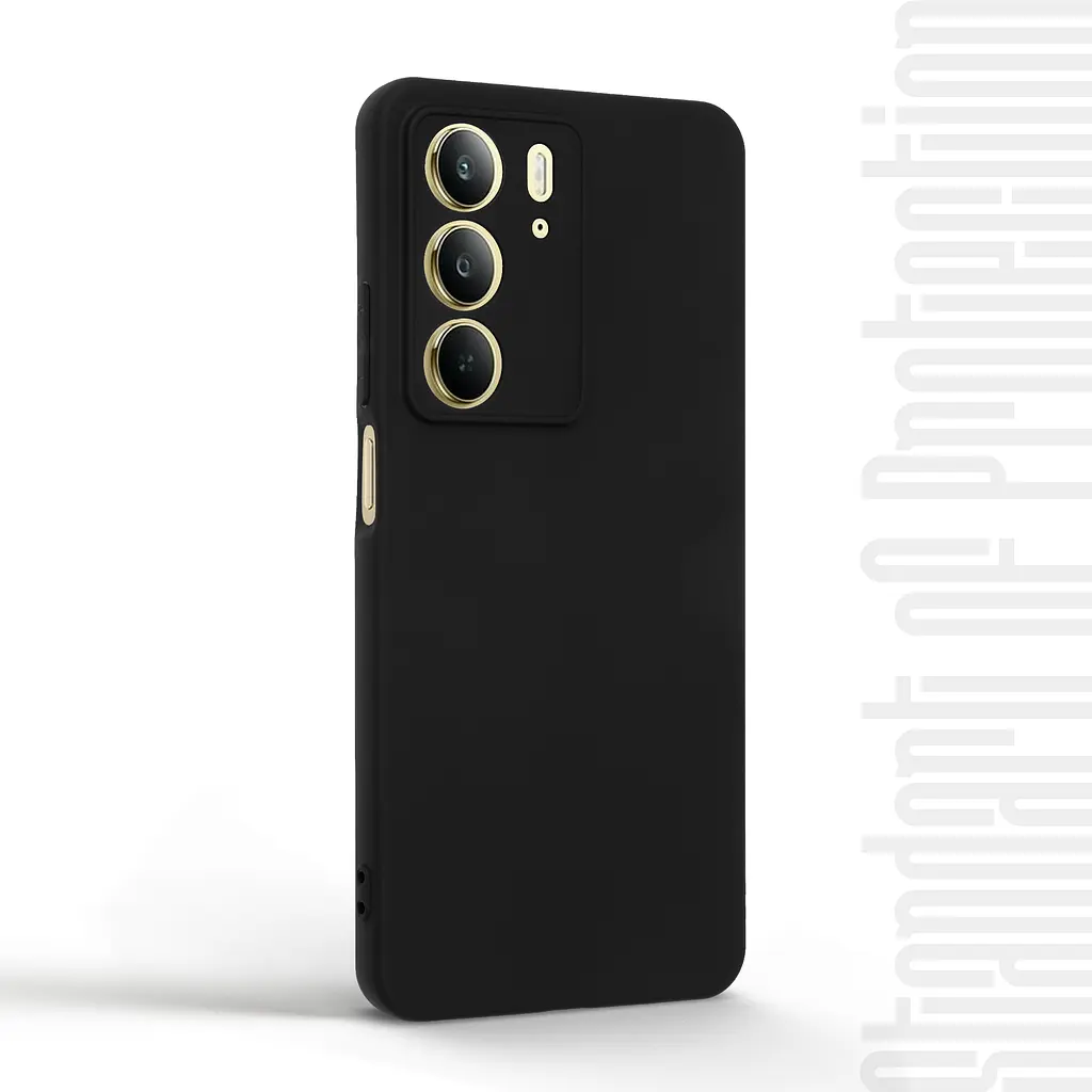 Чехол-накладка для смартфона Realme C75 4G/C75x 4G противоударный, силиконовый, термополиуретановый (ТПУ), с защитой камеры и корпуса, черный, защита всего корпуса, ArmorStandart (ARM82898) - фото 2