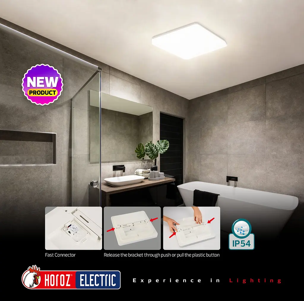 Светодиодный светильник Horoz Electric Andrea/S-15 15W 6400К белый - фото 7