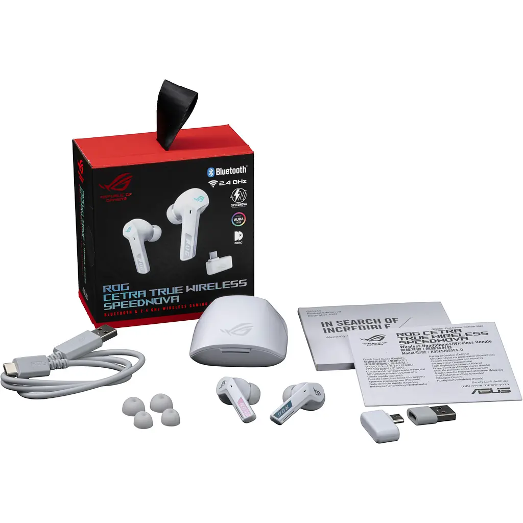 Навушники Asus ROG Cetra True SpeedNova White [90YH03Y0-BTUA10] [123334] - фото 4