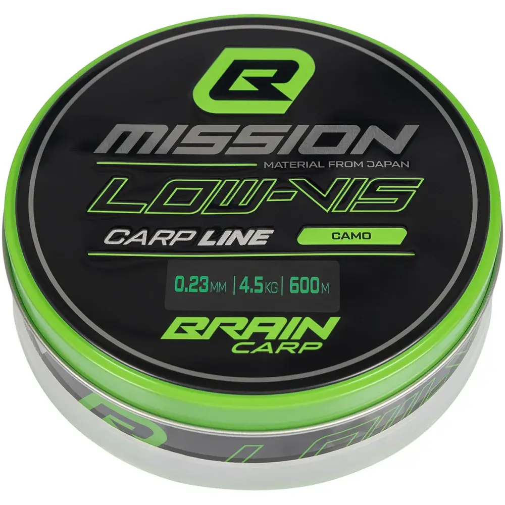 Волосінь Brain Mission Carp Line (Camo) 600m 0.23mm 4.5kg - фото 2