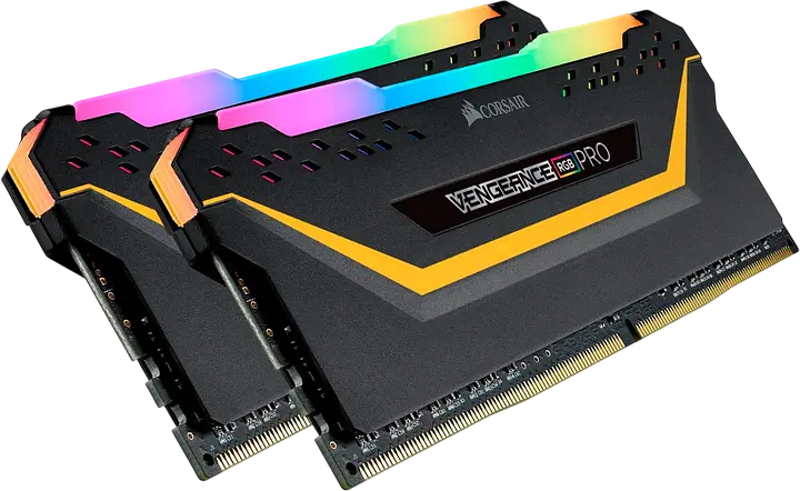 Оперативна пам'ять Corsair 16GB (2x8GB) DDR4 3200MHz Vengeance RGB Pro Black (CMW16GX4M2C3200C16) - фото 2