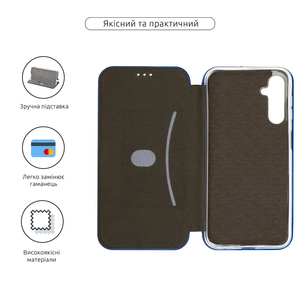 Чохол-книжка ArmorStandart G-Case для Samsung A24 4G (A245) Blue - фото 3