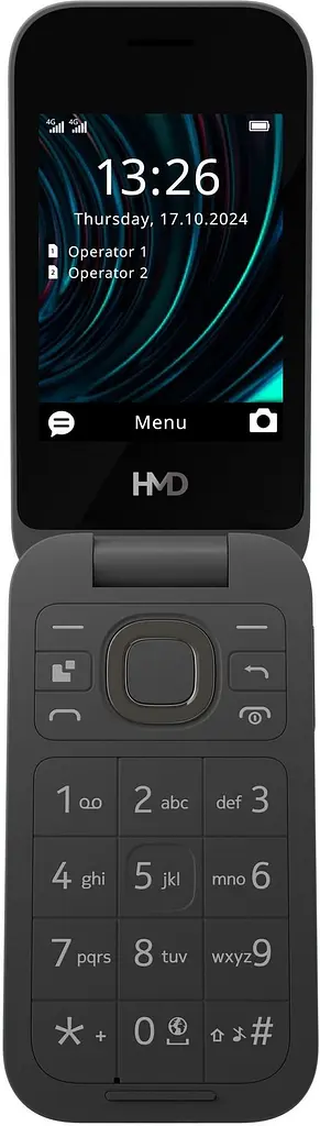 Мобільний телефон HMD 2660 Flip Black - фото 5