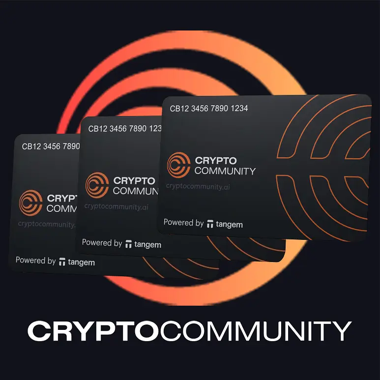 Криптогаманець Tangem Wallet 2.0 Crypto Community на 3 картки (TG128X3-CC) - фото 3