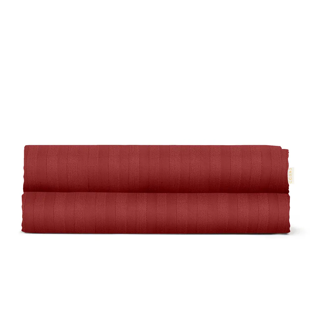 Комплект постільної білизни Cosas Burgundy Двоспальний сатин червоний (StrSatin_13Burgundy_Burgundy_180) - фото 7