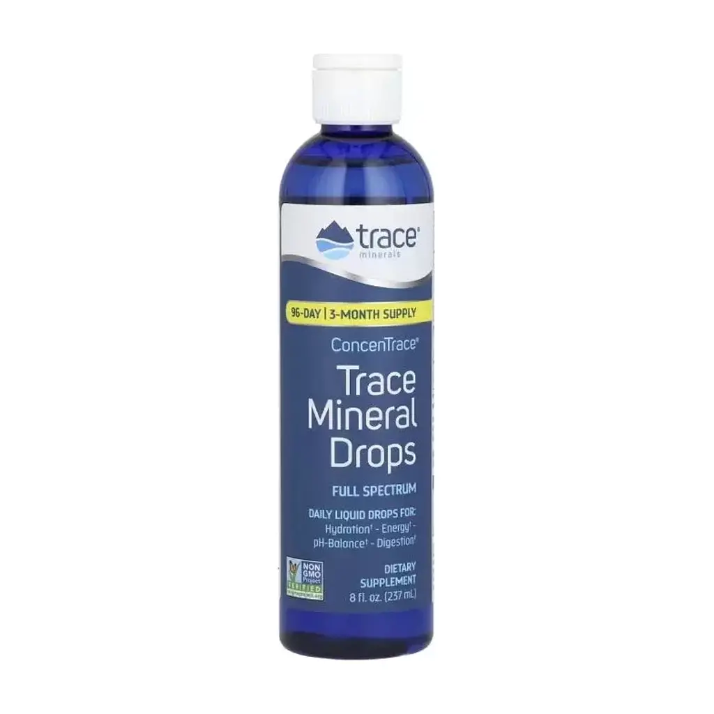 Минералы Trace Minerals Polnyy spektr mykroelementov v kaplyakh, ConcenTrace, Full Spectrum, (TMR-00005)