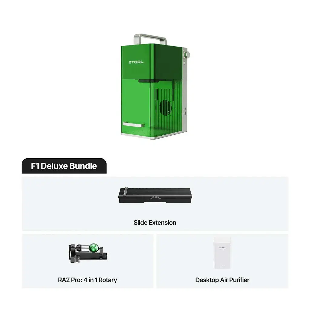 Лазерний гравірувальний верстат 2 в 1 xTool F1 Deluxe (F1-DB) - фото 5