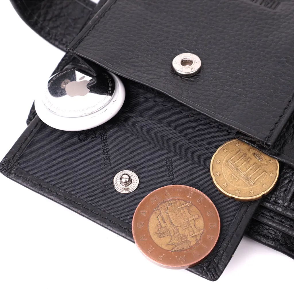 Чоловічий шкіряний гаманець ST Leather 11х9,3х1,5 см acs0028291 - фото 6