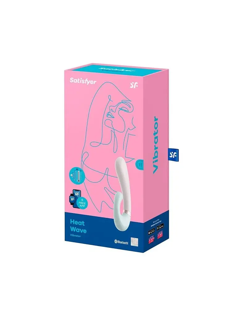 Смарт вібратор-кролик із підігрівом Satisfyer Heat Wave Mint - фото 4