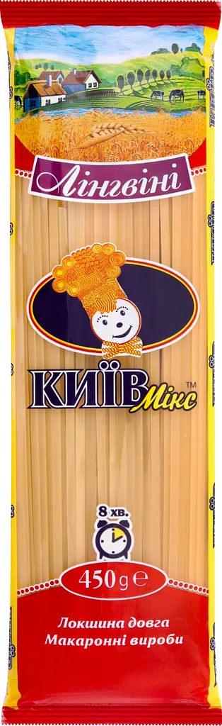 Макаронные изделия Київ Мікс Лингвини 450 г (764615) - фото 4