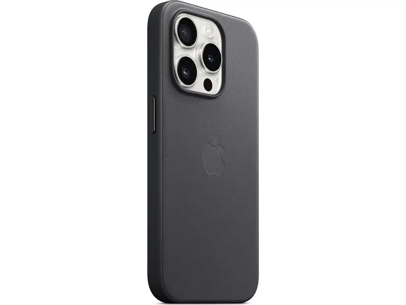Чохол для смартфона Apple iPhone 15 Pro FineWoven Case with MagSafe Black (MT4H3) - фото 2