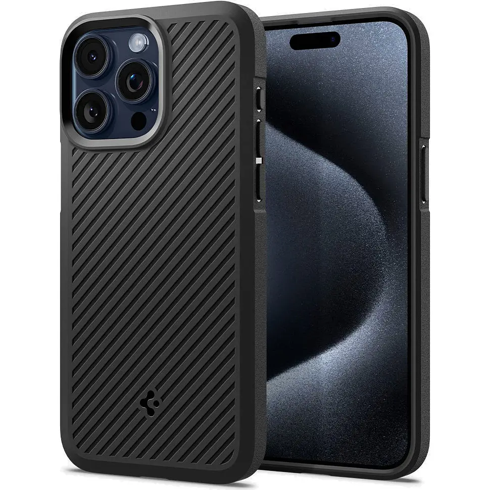 Чохол Spigen Core Armor для Apple iPhone 15 Pro Max Matte Black (ACS06441) [92977] - фото 8